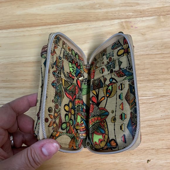 Sakroots Multi Purpose Owl Wallet - Picture 3 of 4